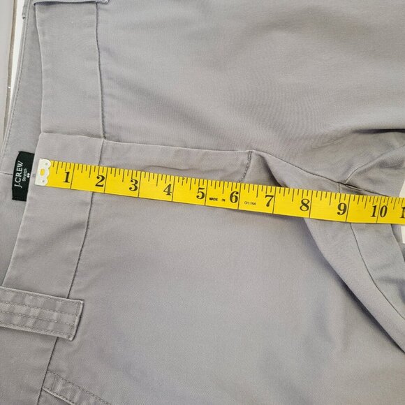 J Crew Womens Favorite Fit Stretch Gray Capri 97% Cotton Pants 10 - Picture 3 of 11